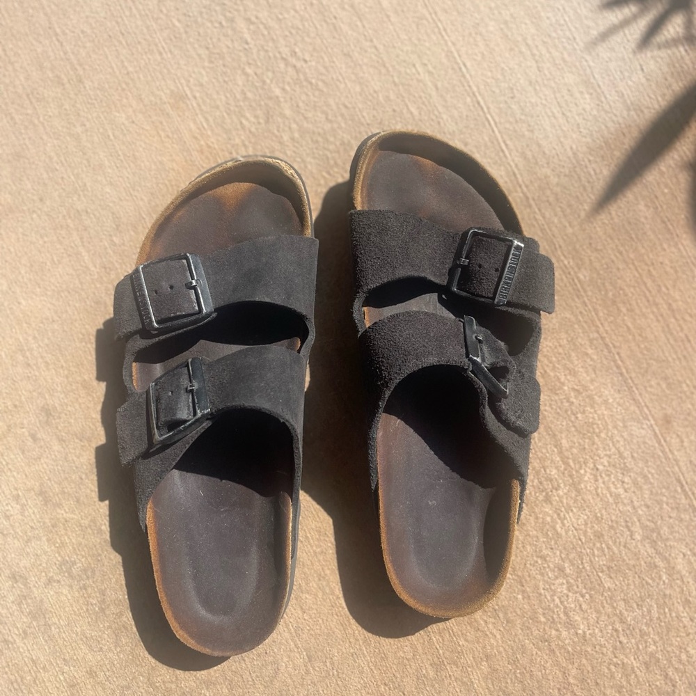 Birkenstock Black suede Sandals